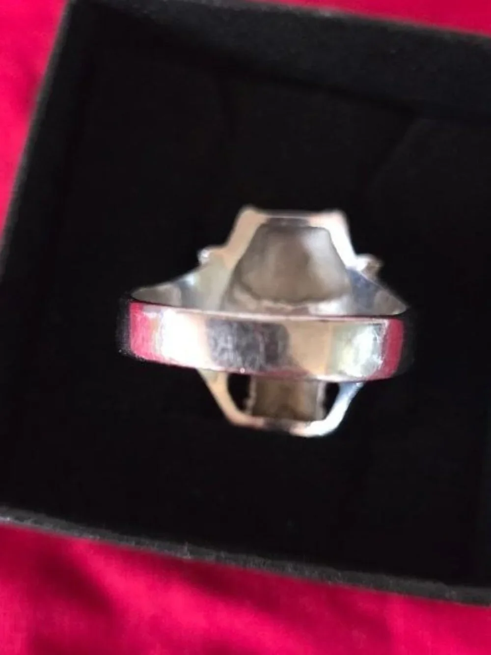 Gothic Biker Skull Ring Size 14, Stainless Steel Skull Ring, Men's Punk Rock